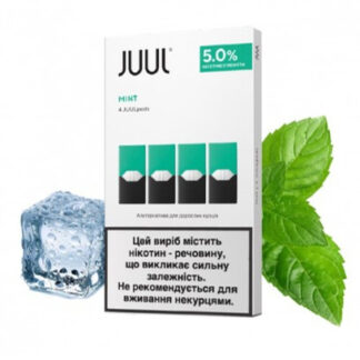 Juul Mint 5% Pods -1 Pack of 4 Pods (International)
